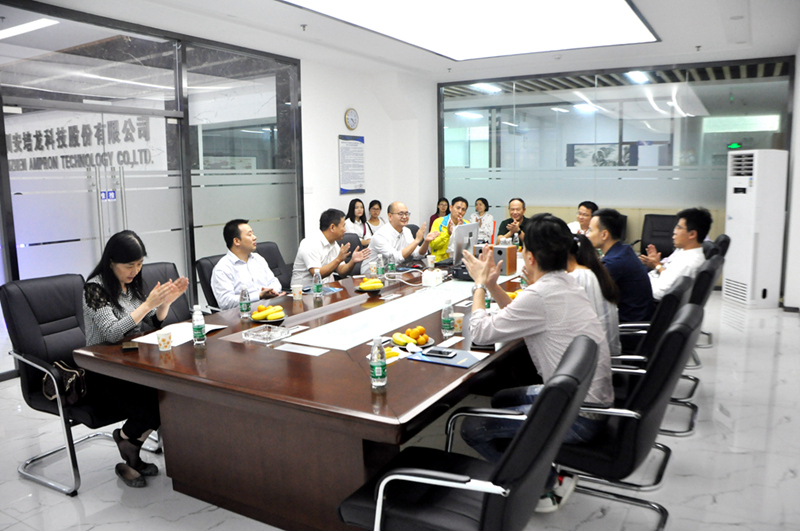 龙岗区平湖街道工商联(商会)企业家莅临安培龙考察交流 龙岗区平湖街道工商联(商会)企业家莅临安培龙考察交流